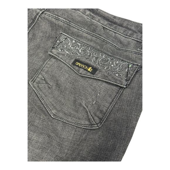 NWT Sasson Ooh La La Women's 16 Bootcut Boogie Black Denim Jeans Casual Relaxed - Picture 10 of 12